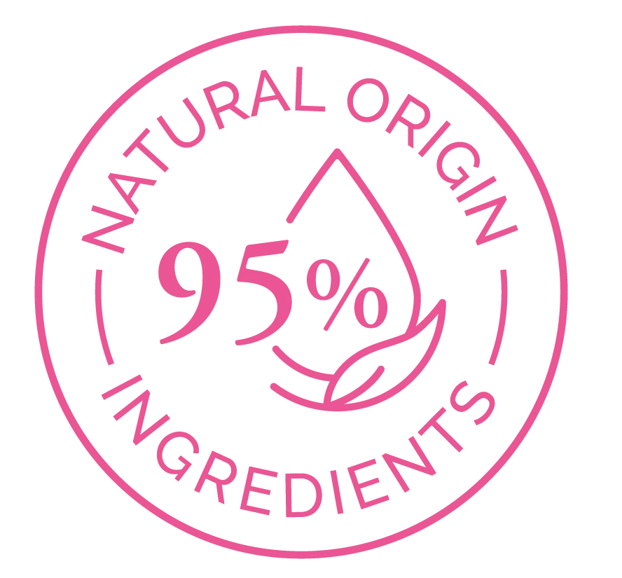 95% natural origin ingredients (BLOSSOM)