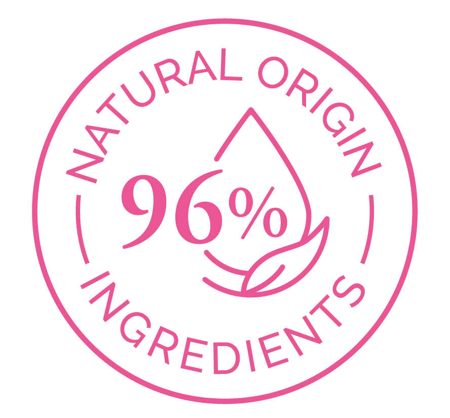 96% natural origin ingredients (BLOSSOM)