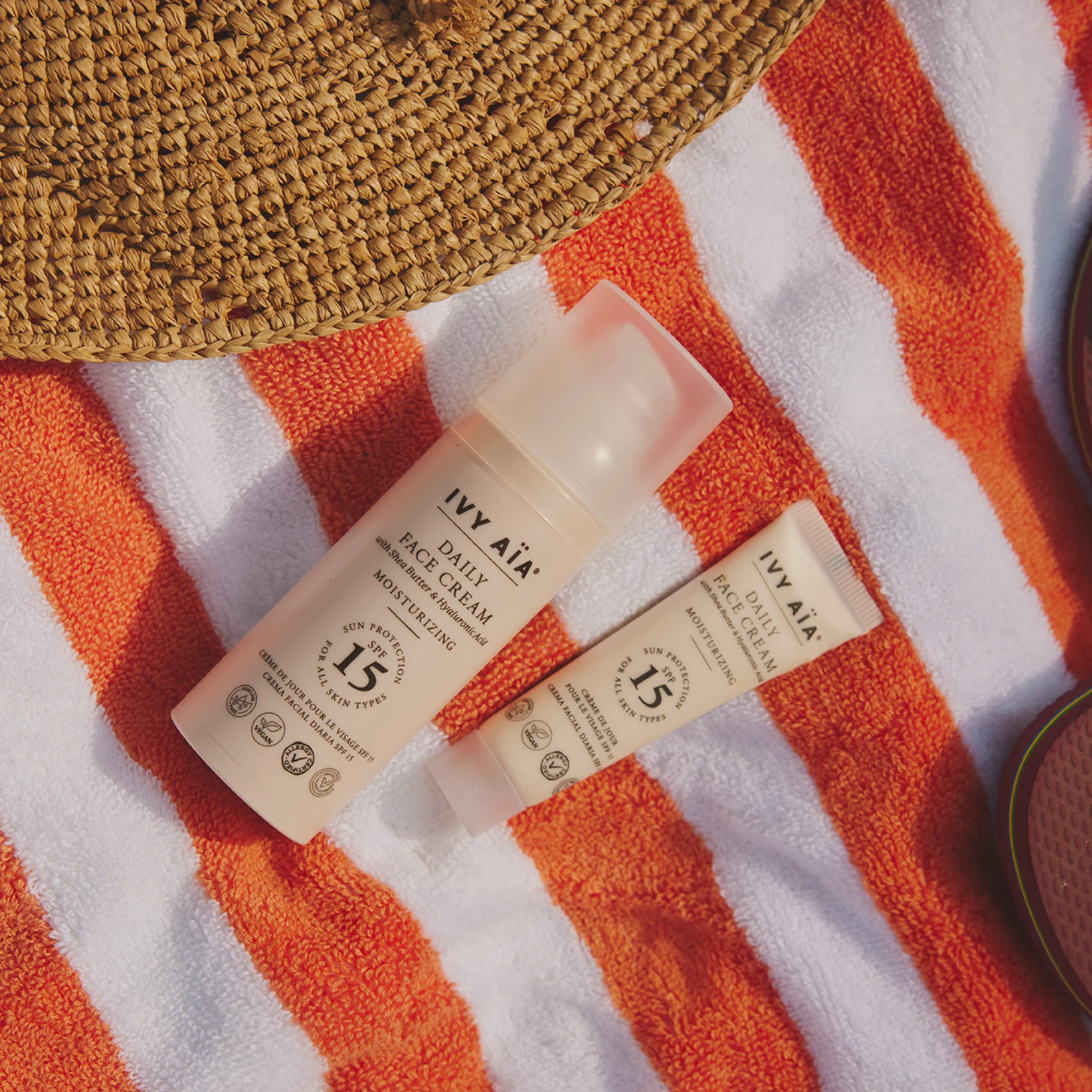 Daily Face Cream SPF15, travel - IVY AÏA SKINCARE